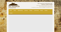 Desktop Screenshot of beithamidrash.org